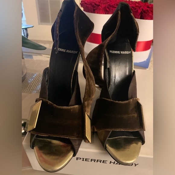 ❌❌❌SOLD❌❌ Brown Pierre Hardy Sandals SZ 9 🔥🔥🔥 - Picture 13 of 16